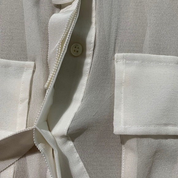 Lee Mathews 100silk shirt multi-way chiiiic - Picture 8 of 16